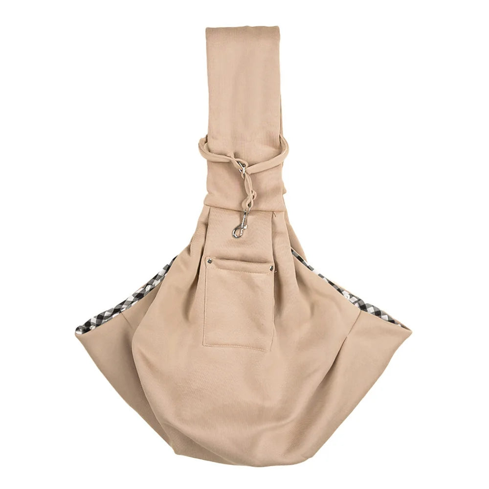 Quilted Cat Carrier Sling – Warm Winter Travel Bag
