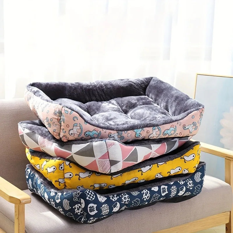 Cozy Dog Sofa Bed – Basket Mat for Small to Large Pets