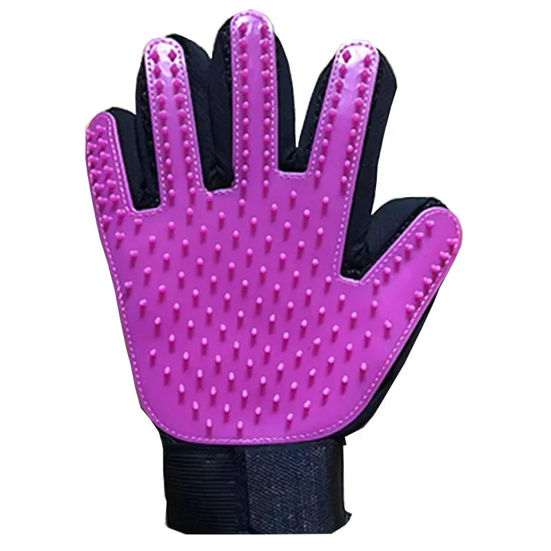 Pet Grooming Glove – Deshedding Brush for Cats & Dogs