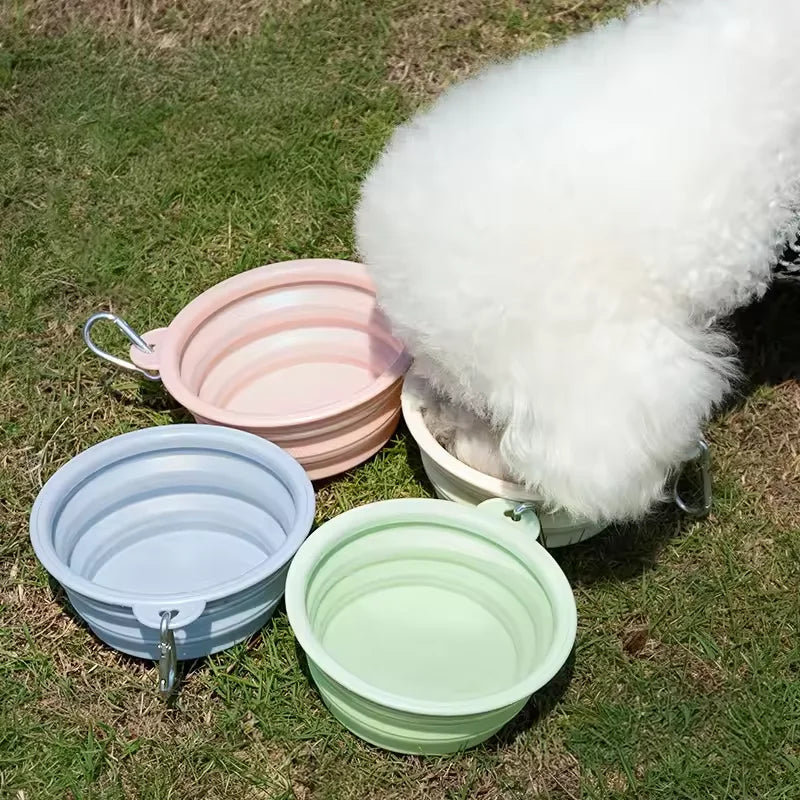 Foldable Silicone Travel Pet Bowl