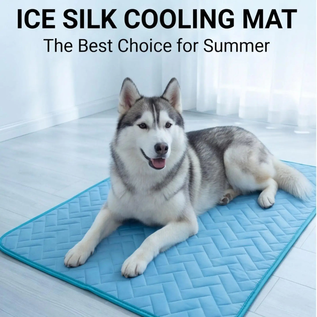 Dog Cooling Mat – Heat Relief Pad for Kennels & Crates