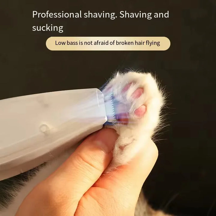 2-in-1 Pet Hair Clipper with Vacuum – Grooming Kit