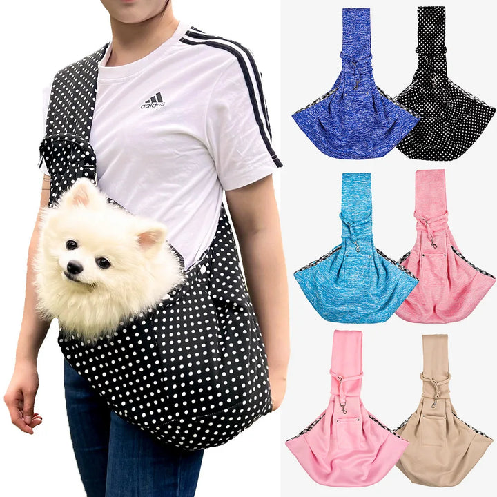 Quilted Cat Carrier Sling – Warm Winter Travel Bag