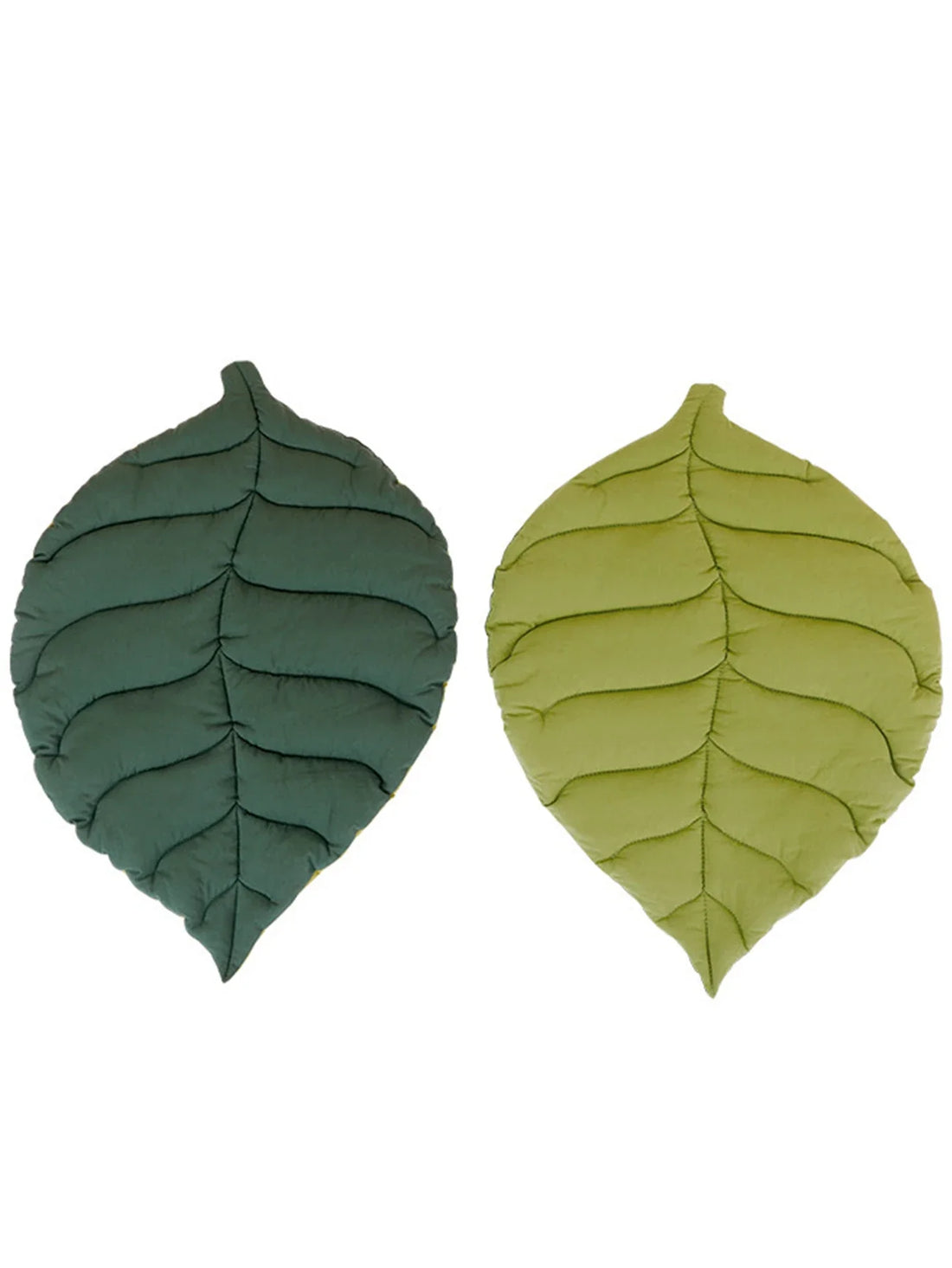Leaf-Shape Cat Mattress – Reversible Pet Floor Mat