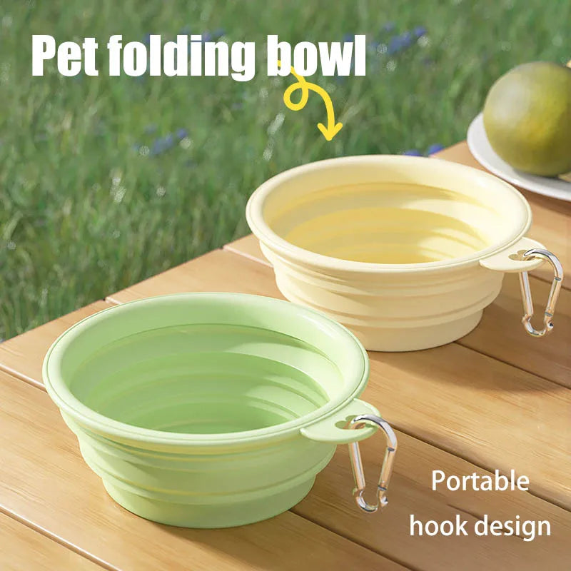 Foldable Silicone Travel Pet Bowl
