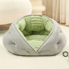 Semi-Enclosed Pet Bed – Cozy All-Season Nest for Dogs & Cats