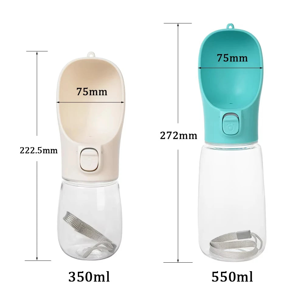Portable Pet Water Bottle with Lanyard