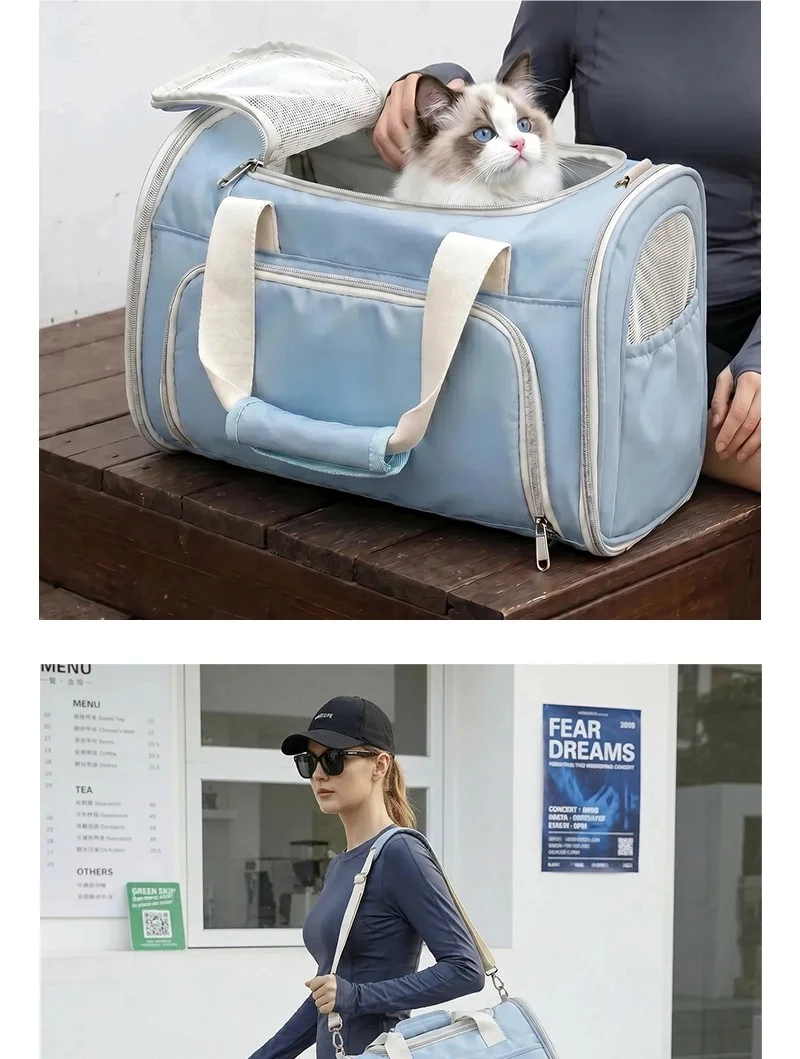 Airline-Approved Pet Travel Carrier Bag