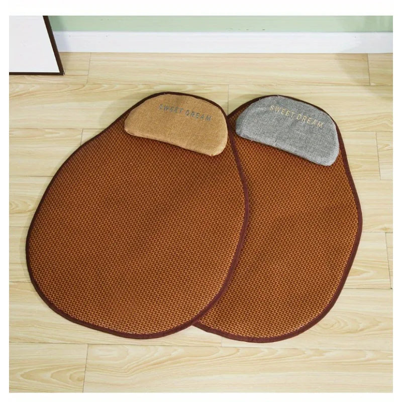 Ice Silk Pet Cooling Pillow – Breathable Summer Pad