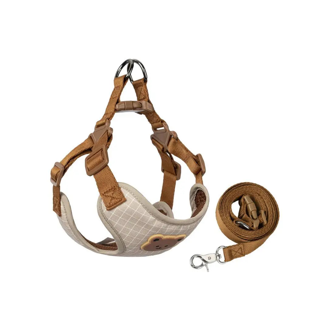 Breathable Dog Harness & Leash Set – Small Breeds