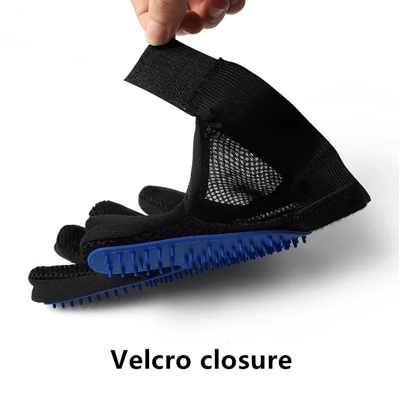 Pet Grooming Glove – Deshedding Brush for Cats & Dogs