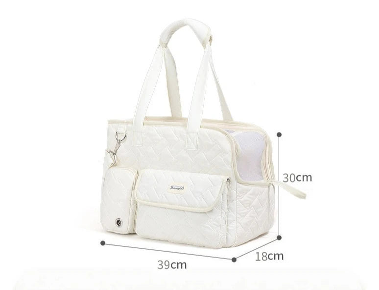 Breathable Mesh Pet Travel Tote Bag