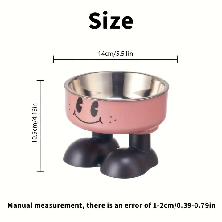 Elevated Stainless Steel Pet Bowls – No-Spill Feeder
