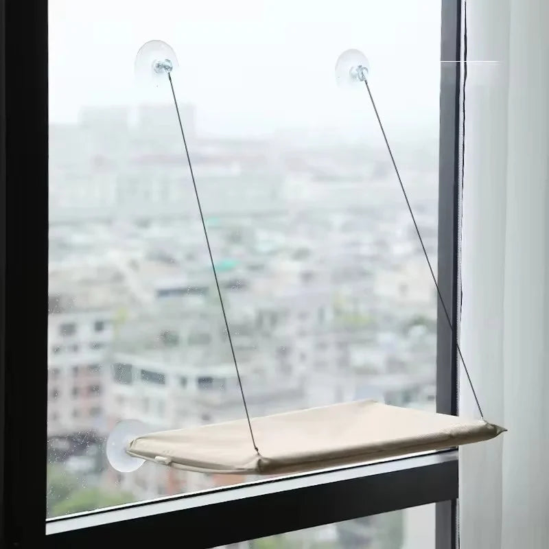 Suction Cup Cat Window Hammock – Easy-Install Perch