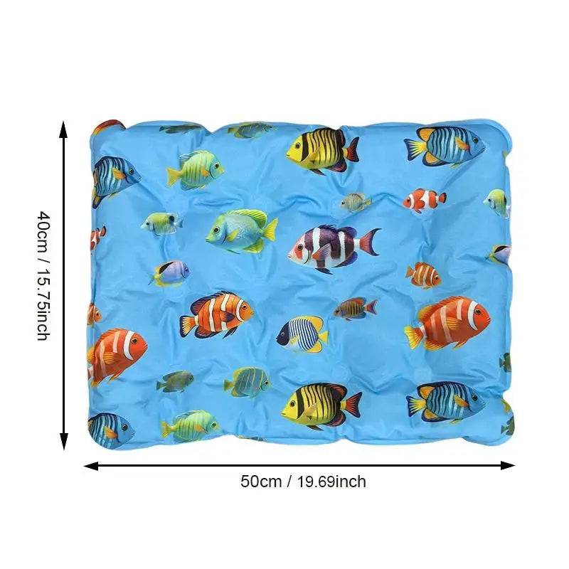 Self-Cooling Pet Ice Gel Pad – Non-Toxic Summer Bed