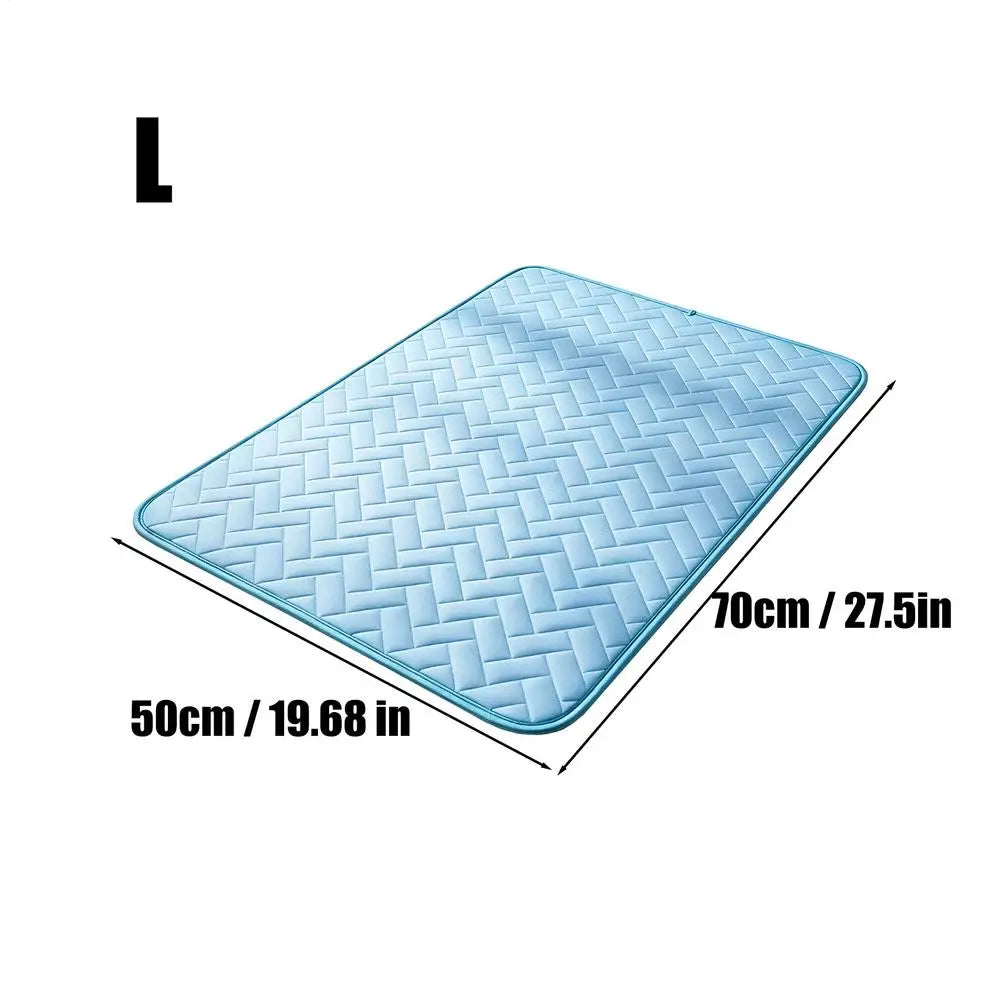 Dog Cooling Mat – Heat Relief Pad for Kennels & Crates
