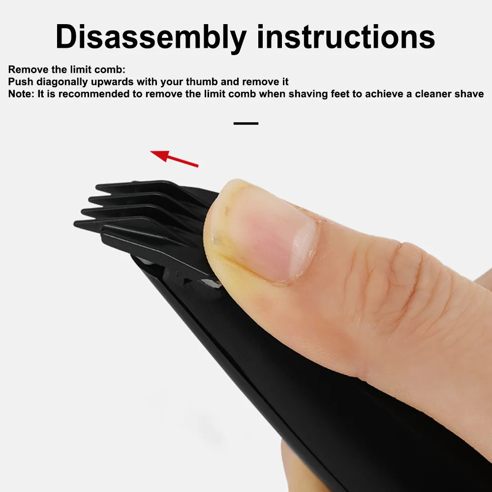 USB Rechargeable Pet Hair Trimmer – Grooming Kit
