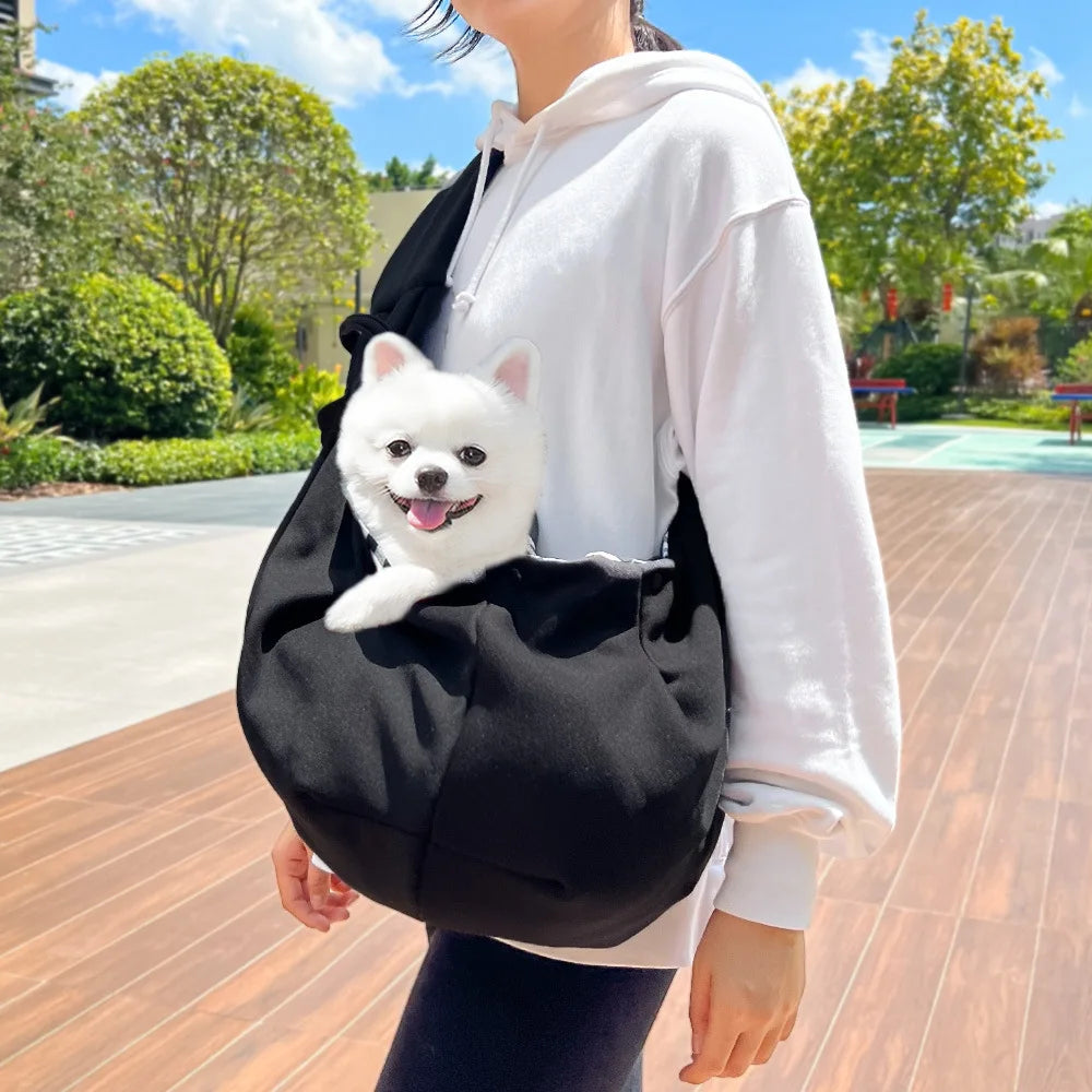 Quilted Cat Carrier Sling – Warm Winter Travel Bag