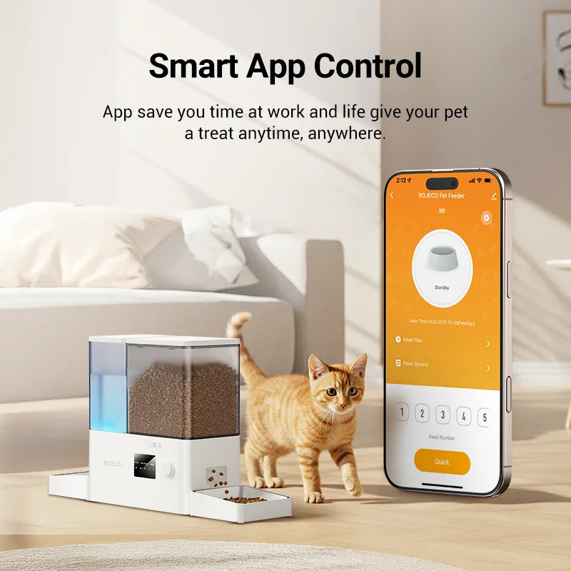 Smart WiFi Pet Feeder & Water Fountain