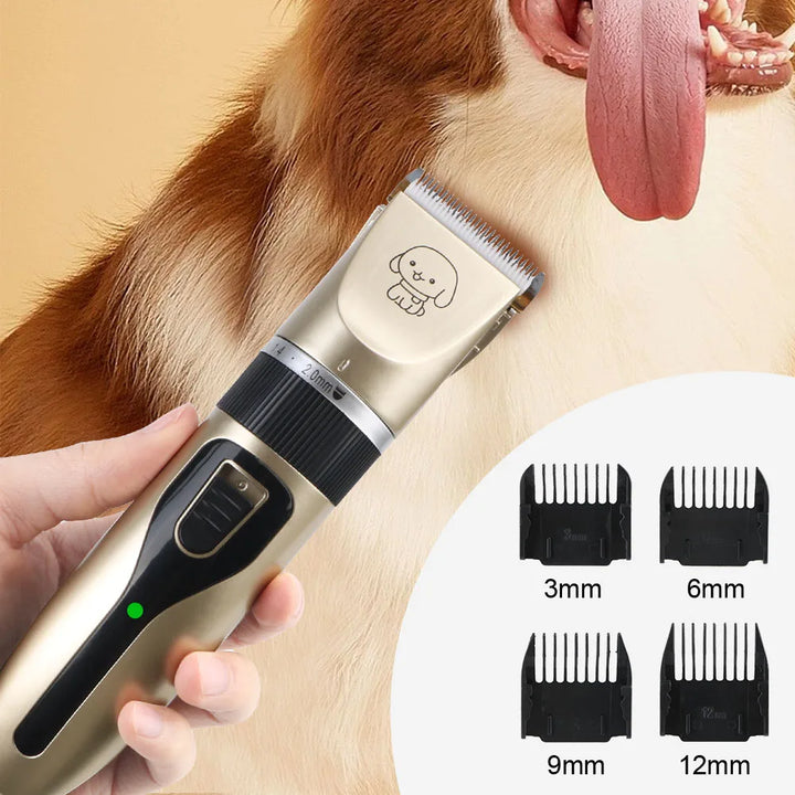 Electric Pet Hair Clipper Set – Grooming Trimmer Kit
