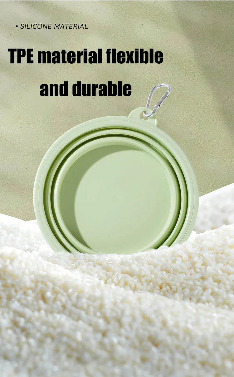 Foldable Silicone Travel Pet Bowl