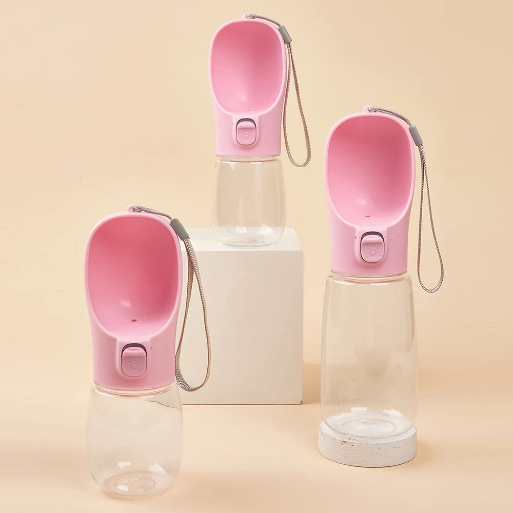 Portable Pet Water Bottle with Lanyard