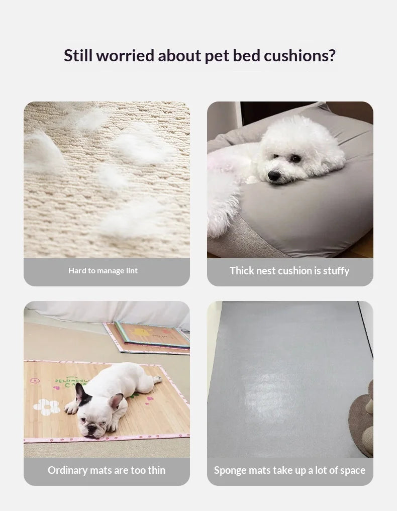 Foldable Double-Sided Pet Cooling Pad – Waterproof Mat