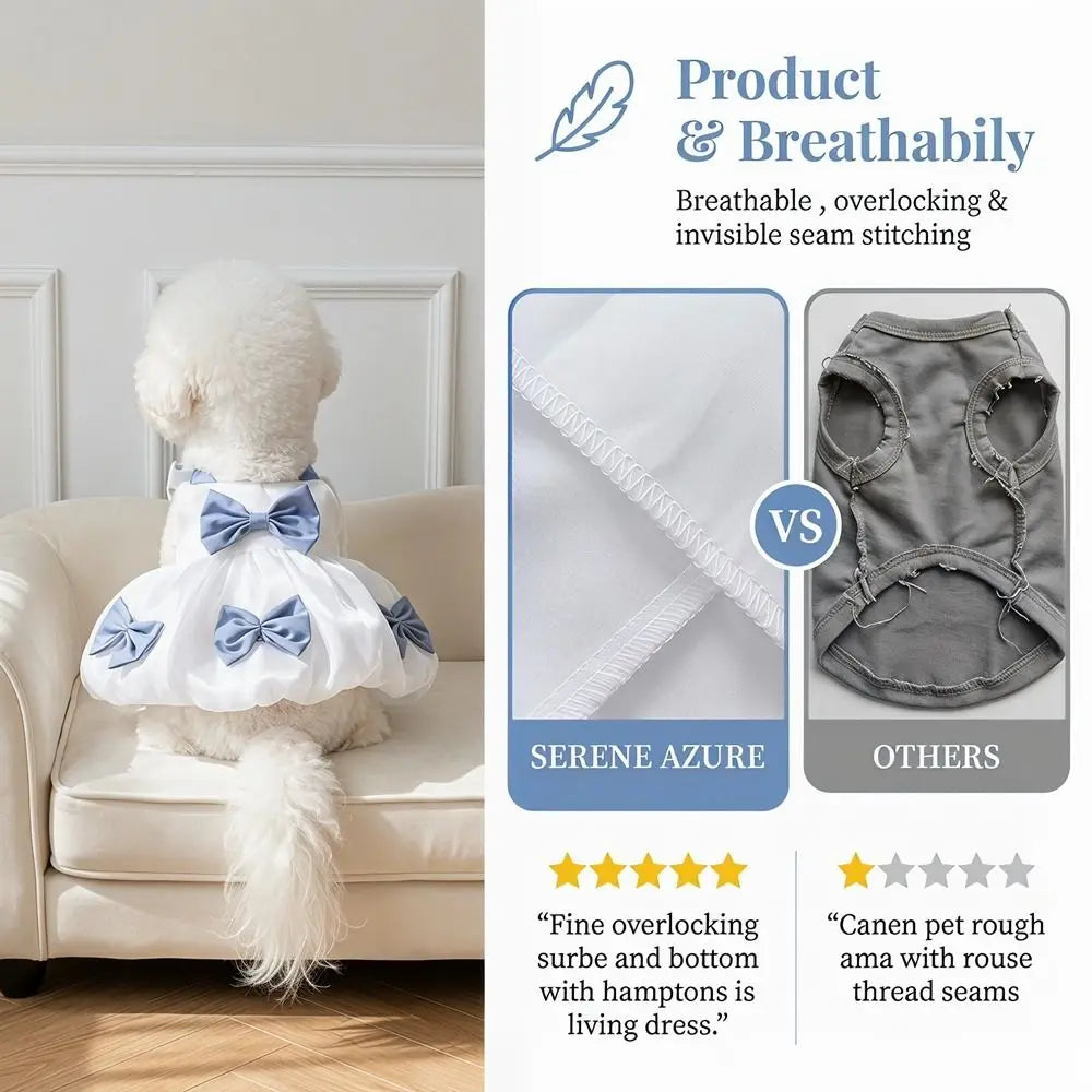 Breathable Lace Princess Dog Dress