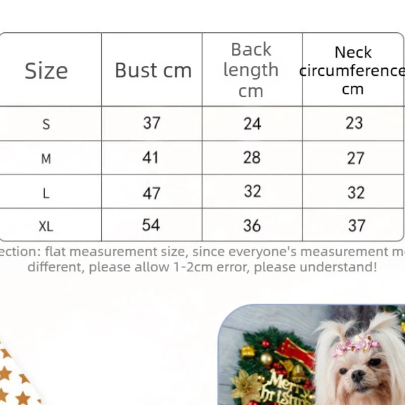 Gold Velvet Christmas Dog Dress