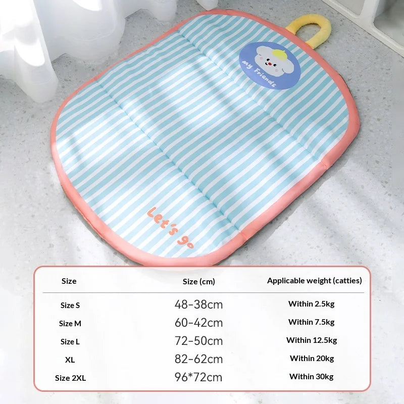 Foldable Double-Sided Pet Cooling Pad – Waterproof Mat