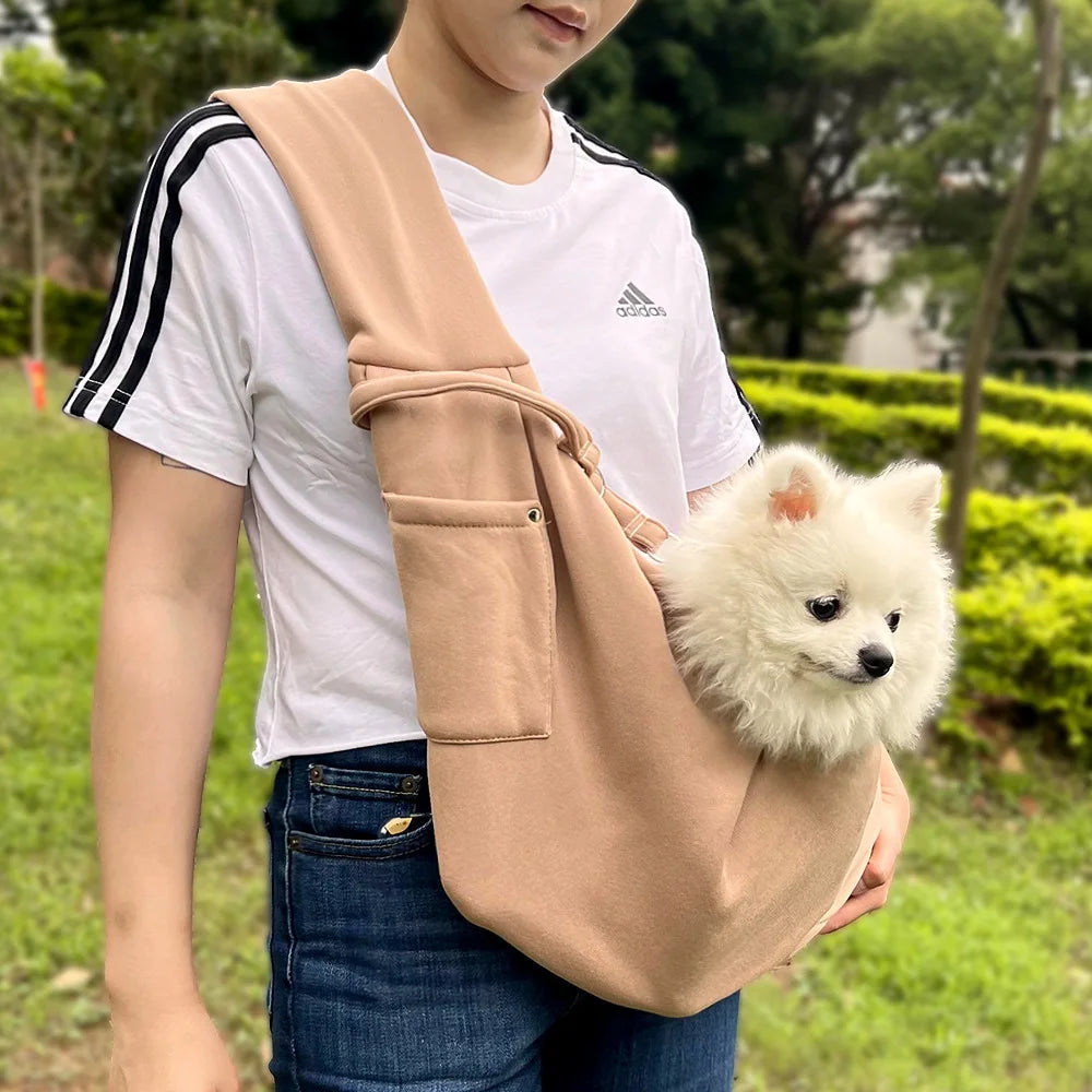 Quilted Cat Carrier Sling – Warm Winter Travel Bag