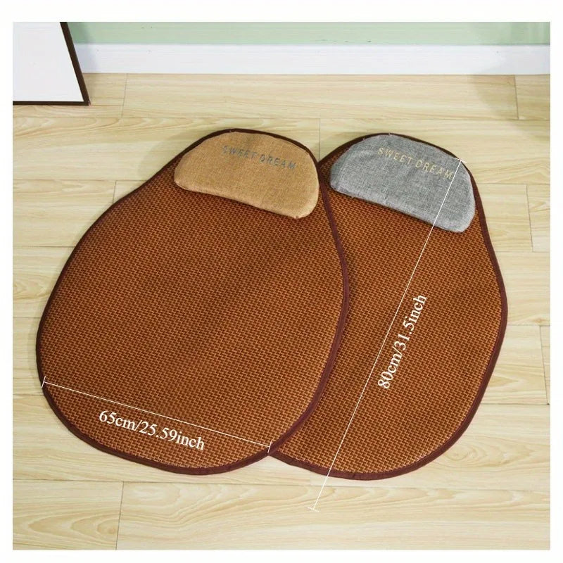 Ice Silk Pet Cooling Pillow – Breathable Summer Pad