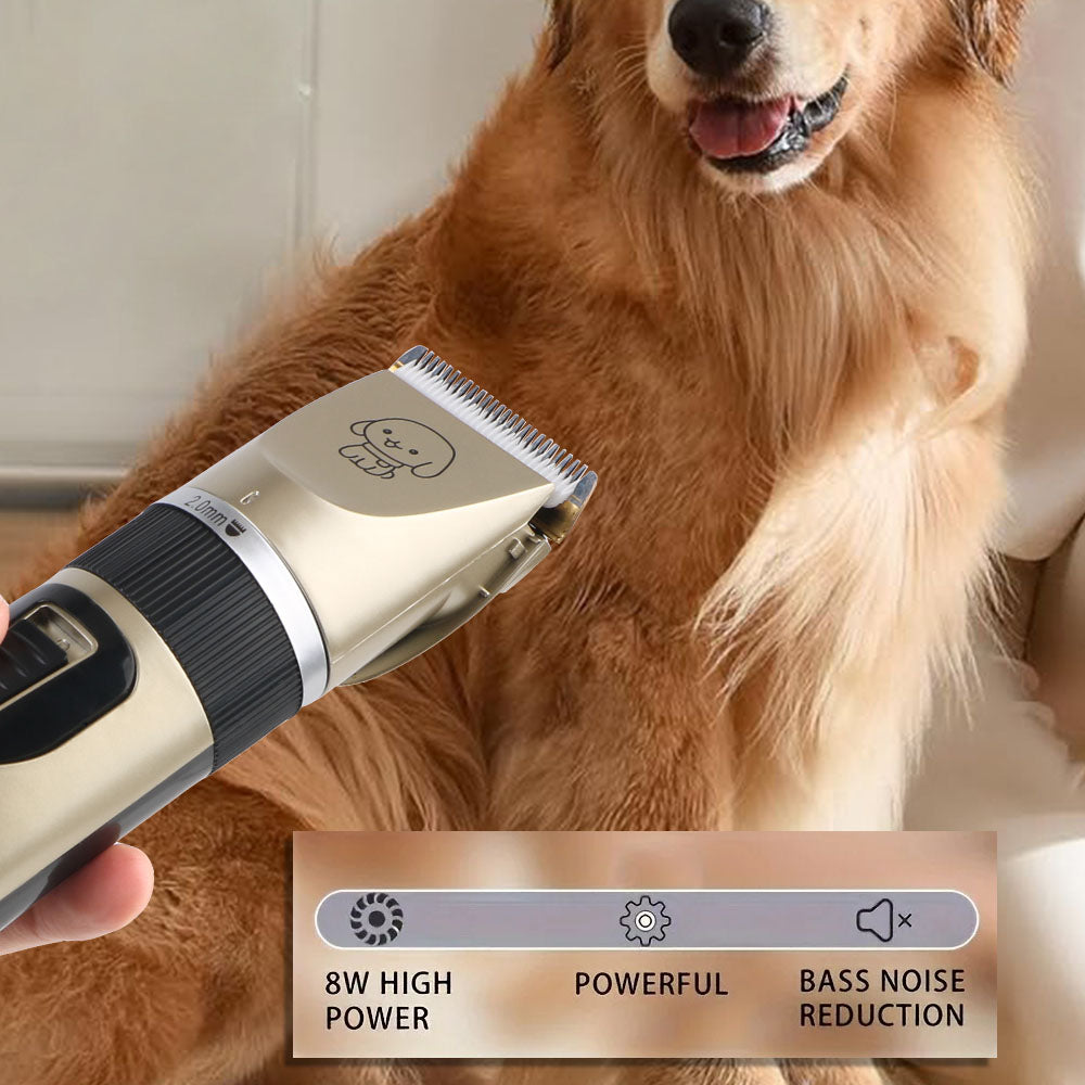 Electric Pet Hair Clipper Set – Grooming Trimmer Kit